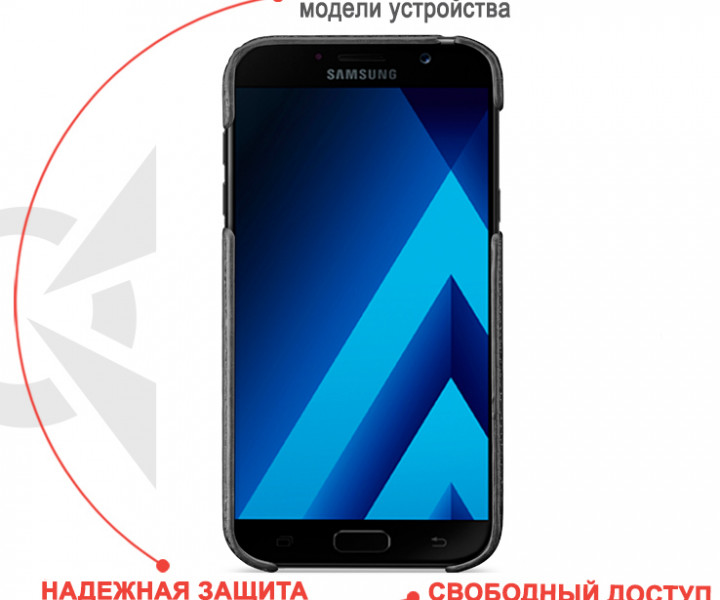 Чохол для телефону Airon Premium для Samsung Galaxy A7 2017 (A710F) Black